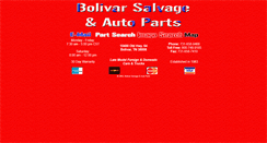 Desktop Screenshot of bolivarsalvage.com